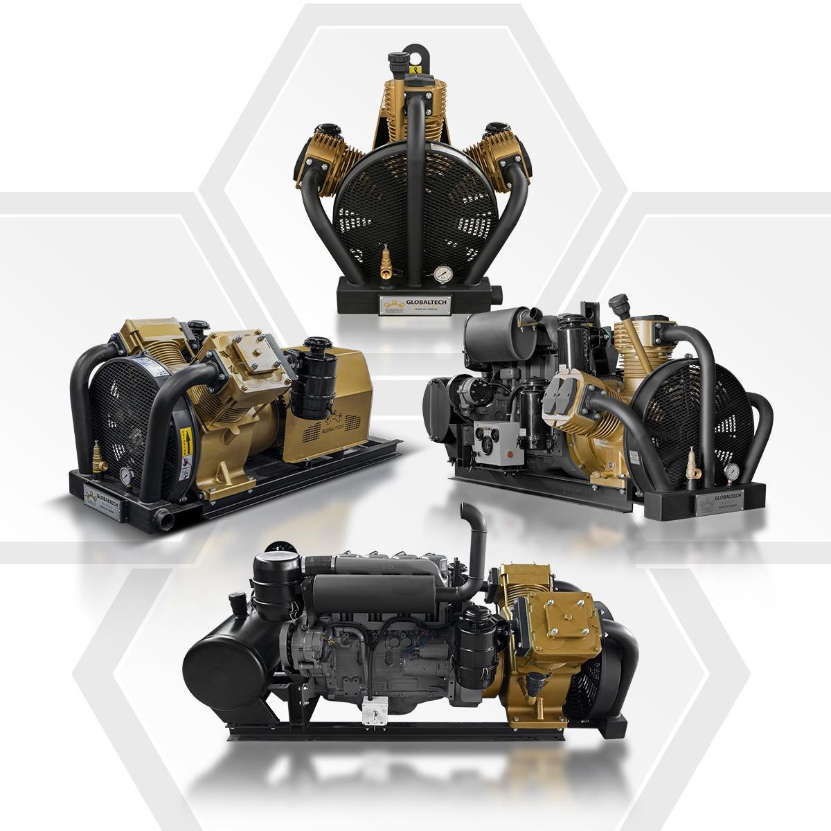 Compresores para semirremolques de cisternas de cemento